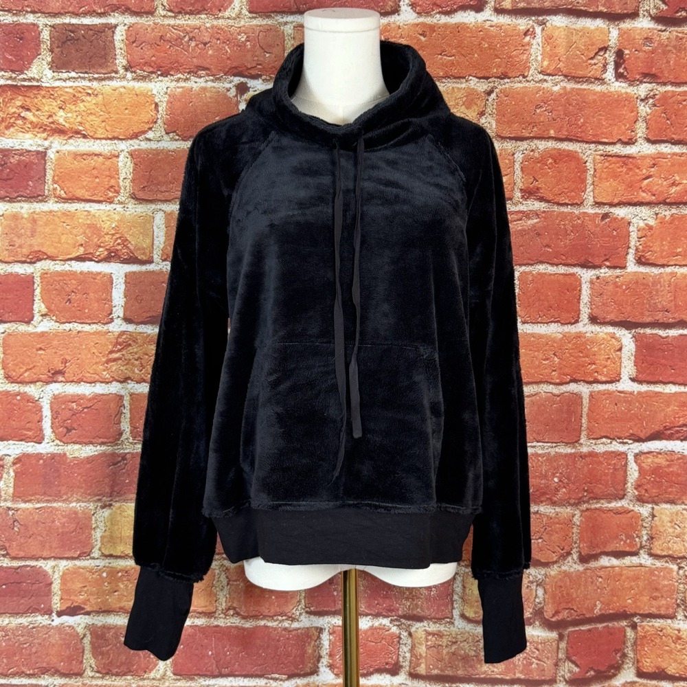 Sunday In Brooklyn Size Medium Black Mairead Mock Neck Pullover Cozy Sweater